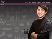 Tablet Screenshot of casinolacanau.com